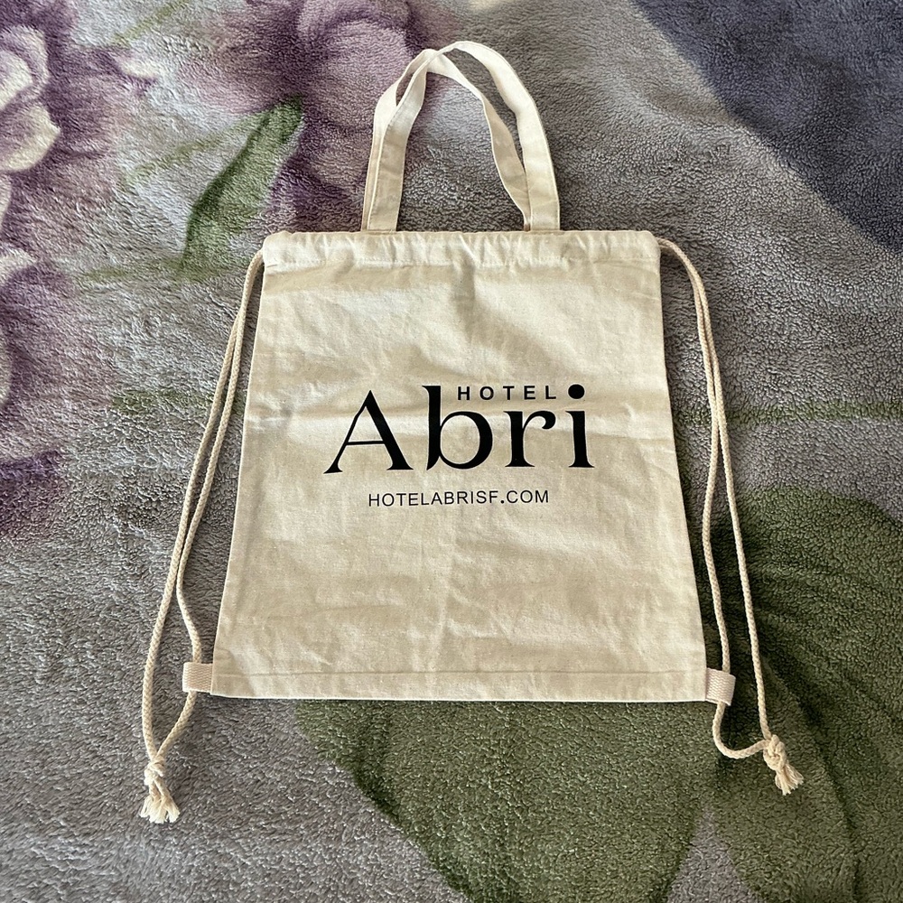 2 in 1 Canvas Bag and a Backpack